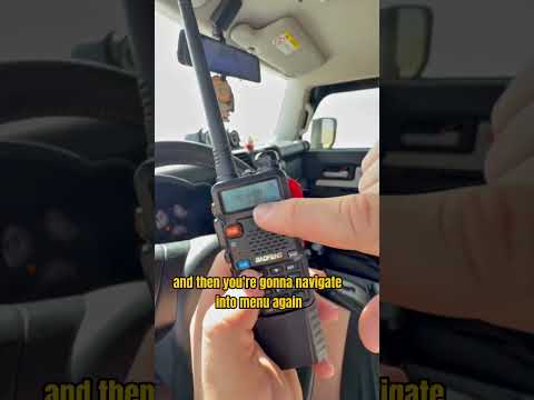 Ventrax Offroad video: Save an Authorised Frequency on a Baofeng UV-5R