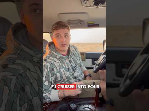 Ventrax Offroad video: Toyota FJ Cruiser 4WD Controls: Prepare Before the Dunes
