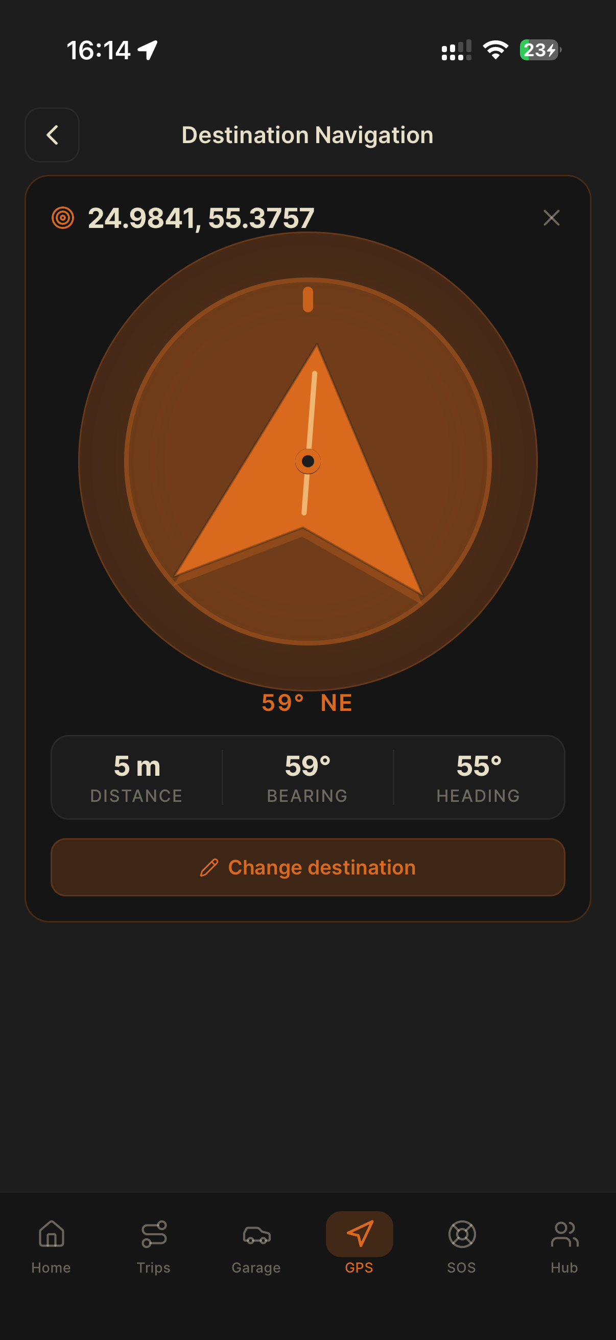 Navigate with confidence screen in Navra
